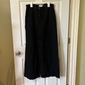 Linen, wide-leg pant